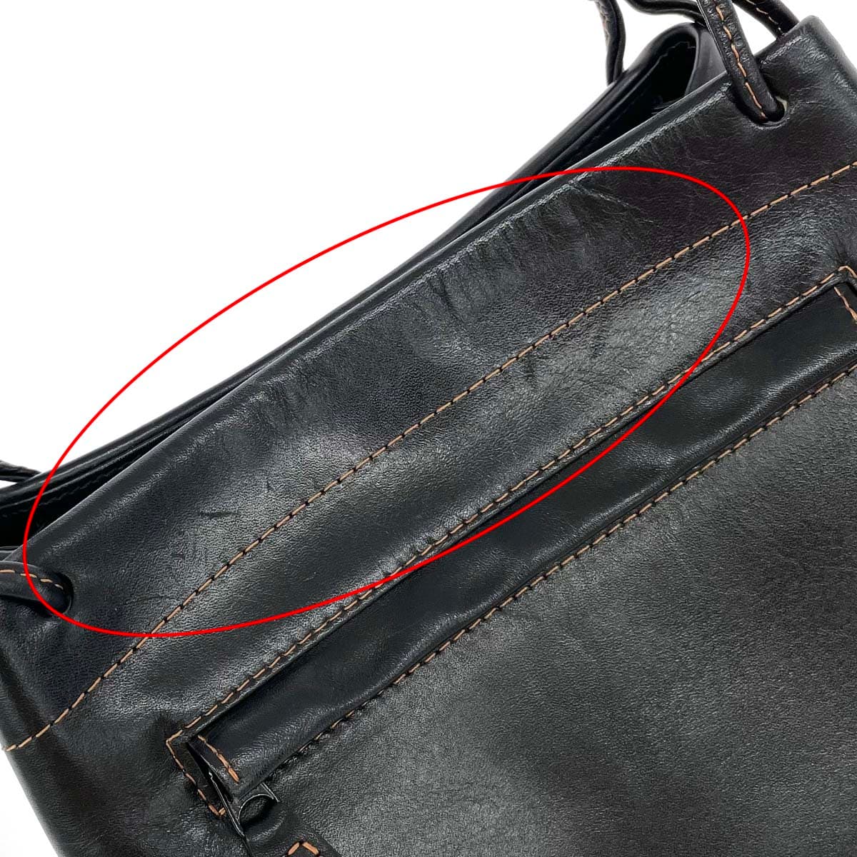 Kitamura Tote Bag Leather Black Women's 8