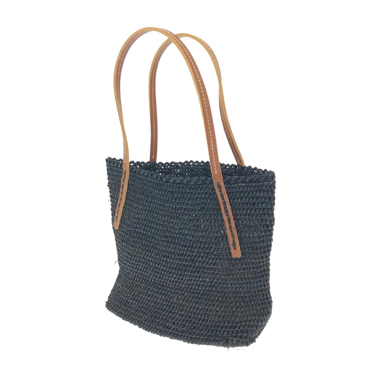 Sans Arcidet basket bag in good condition, black, for ladies 3