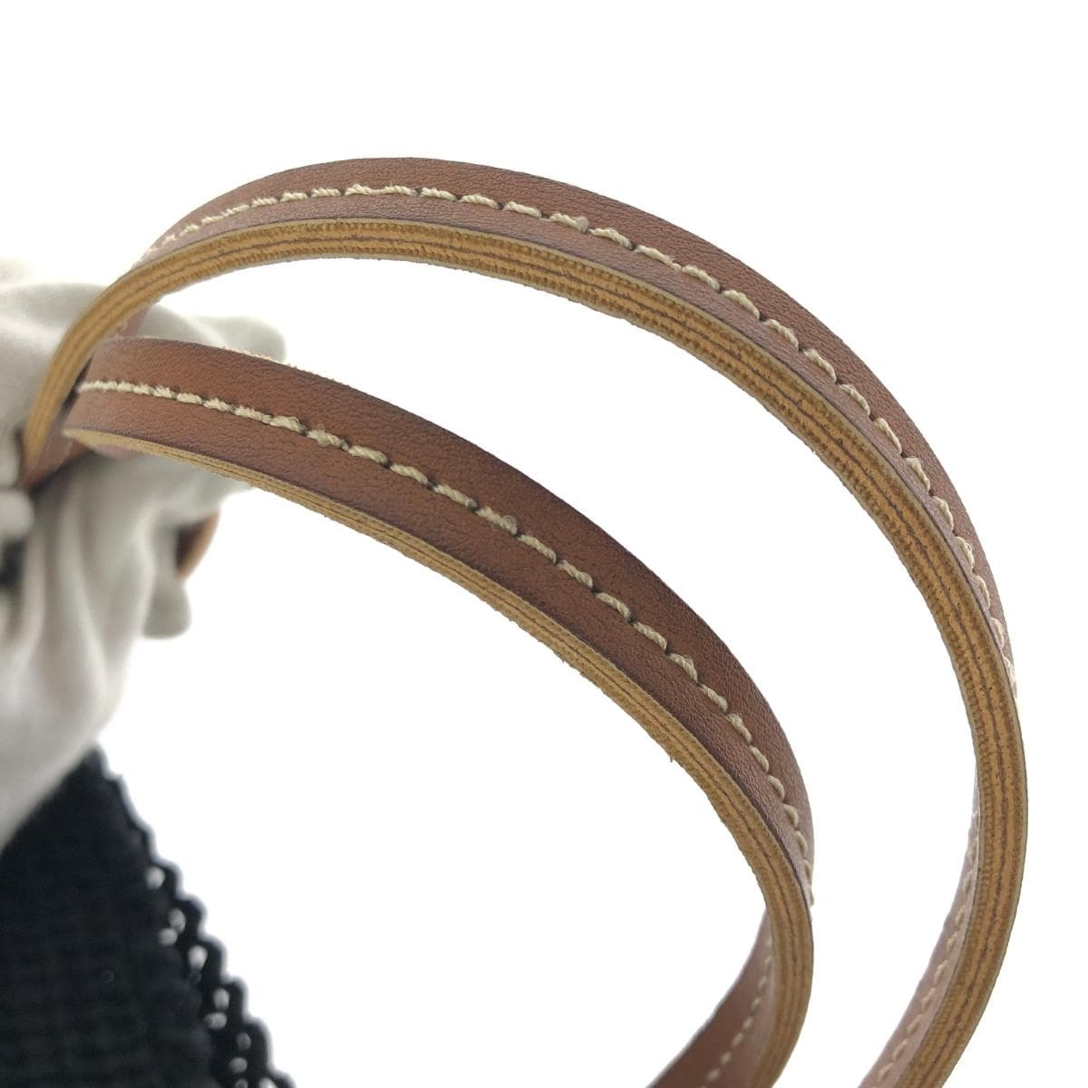 Sans Arcidet basket bag in good condition, black, for ladies 4