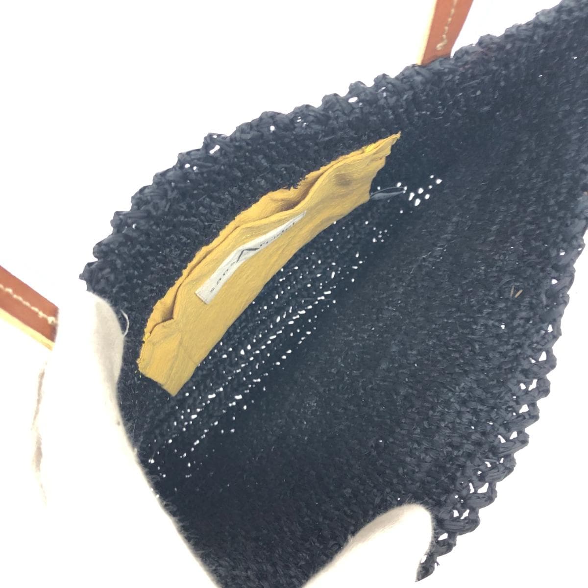 Sans Arcidet basket bag in good condition, black, for ladies 7