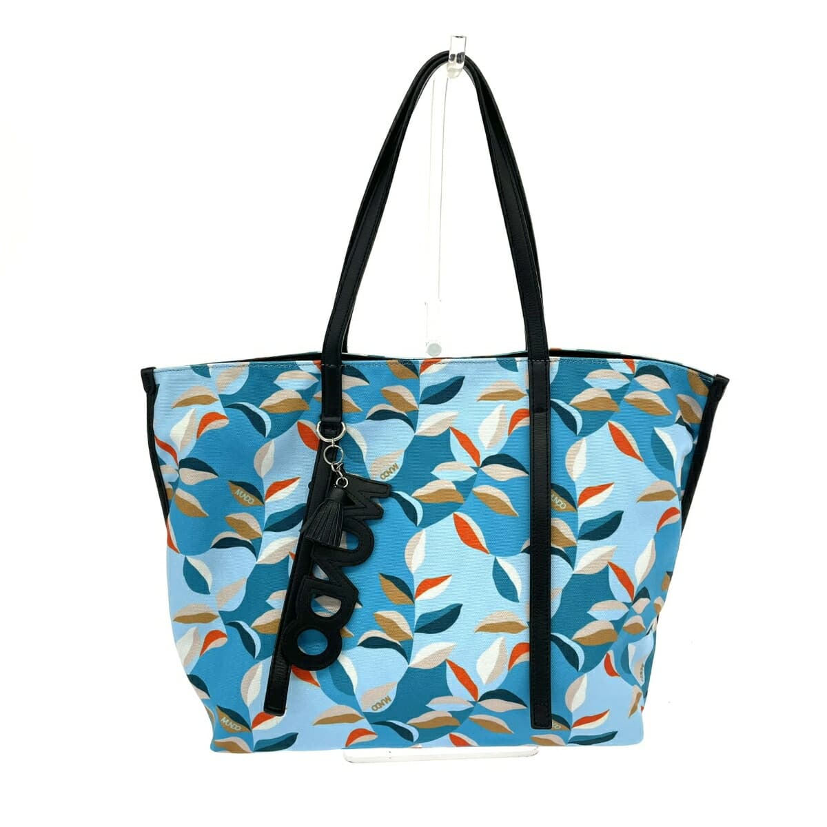 IBIZA Ibiza Tote Bag Like New All-over Pattern Nylon Blue Women's