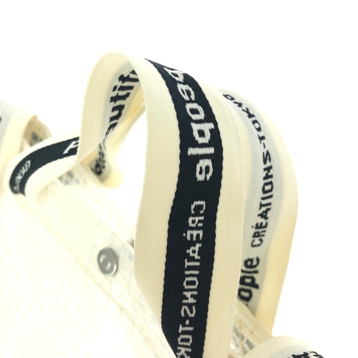 beautiful people Beautiful People 2WAY Shoulder Bag Logo/Vinyl Clear Women's 4