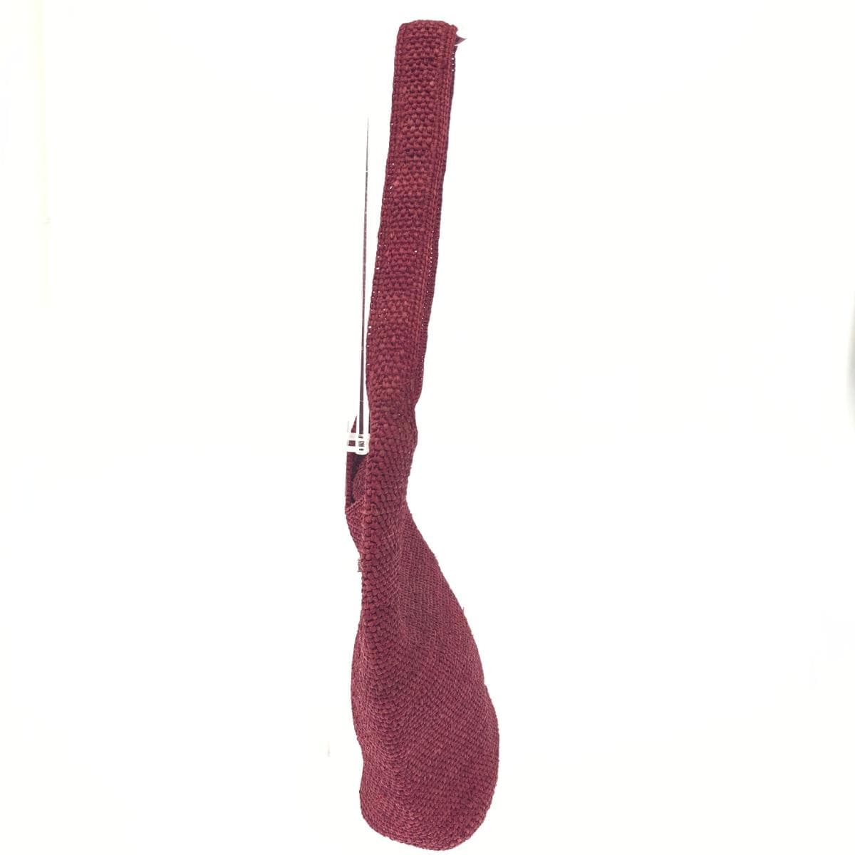 Helen Kaminski shoulder bag in good condition, raffia, bordeaux, ladies 2