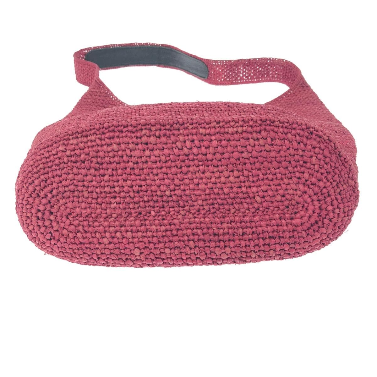 Helen Kaminski shoulder bag in good condition, raffia, bordeaux, ladies 4