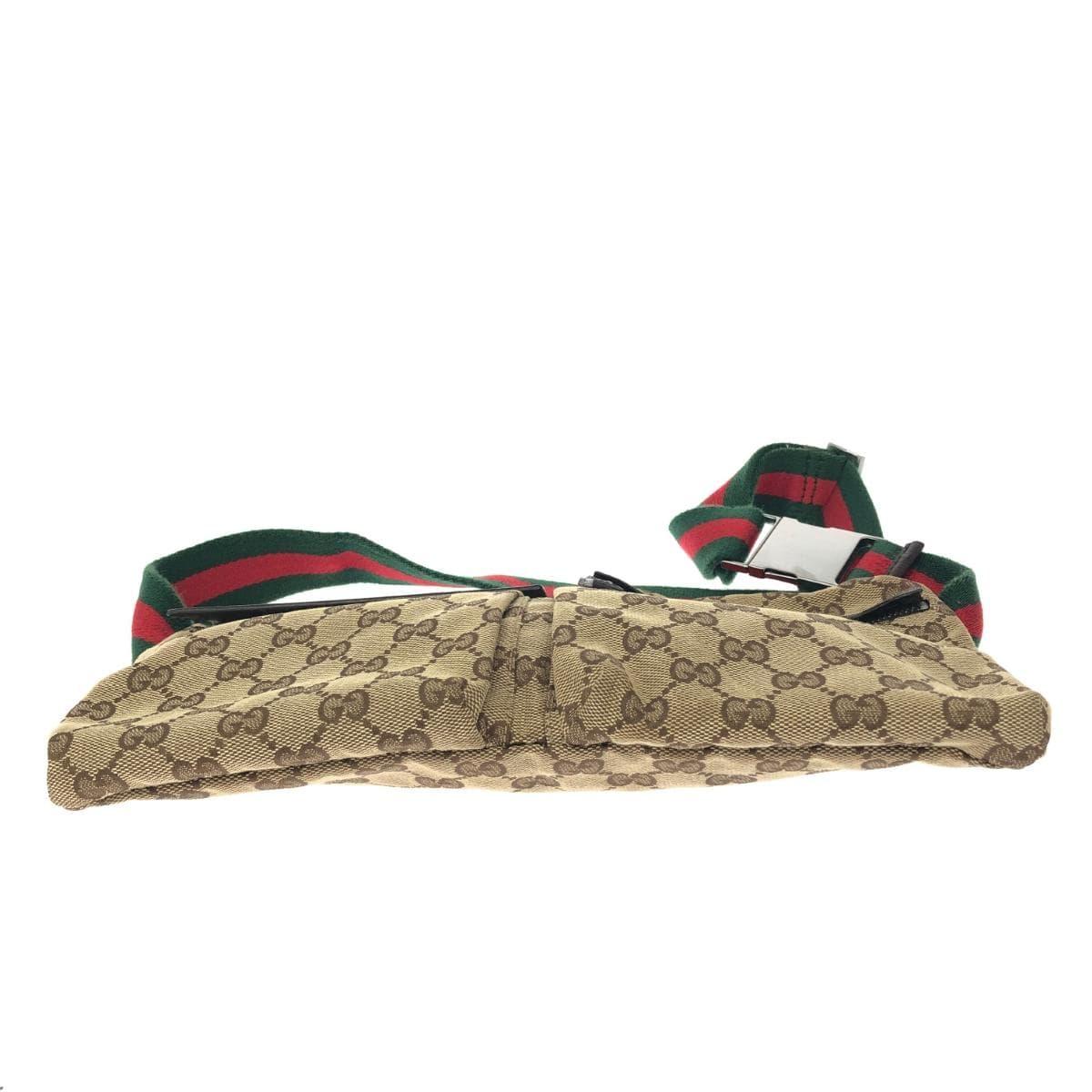 GUCCI Gucci Waist Bag Sherry Line/GG Canvas 28566 Beige Unisex 4