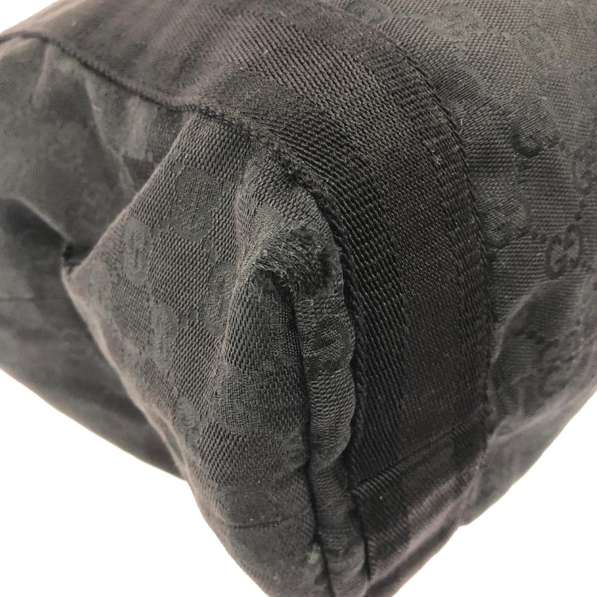 GUCCI Tote Bag Sherry Line/GG Canvas 189669 Black Unisex 8