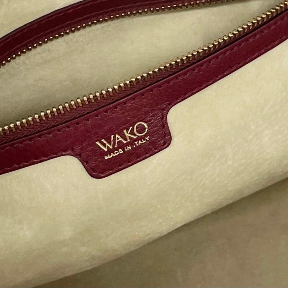 WAKO Ginza Wako Handbag Leather Red Women's 6