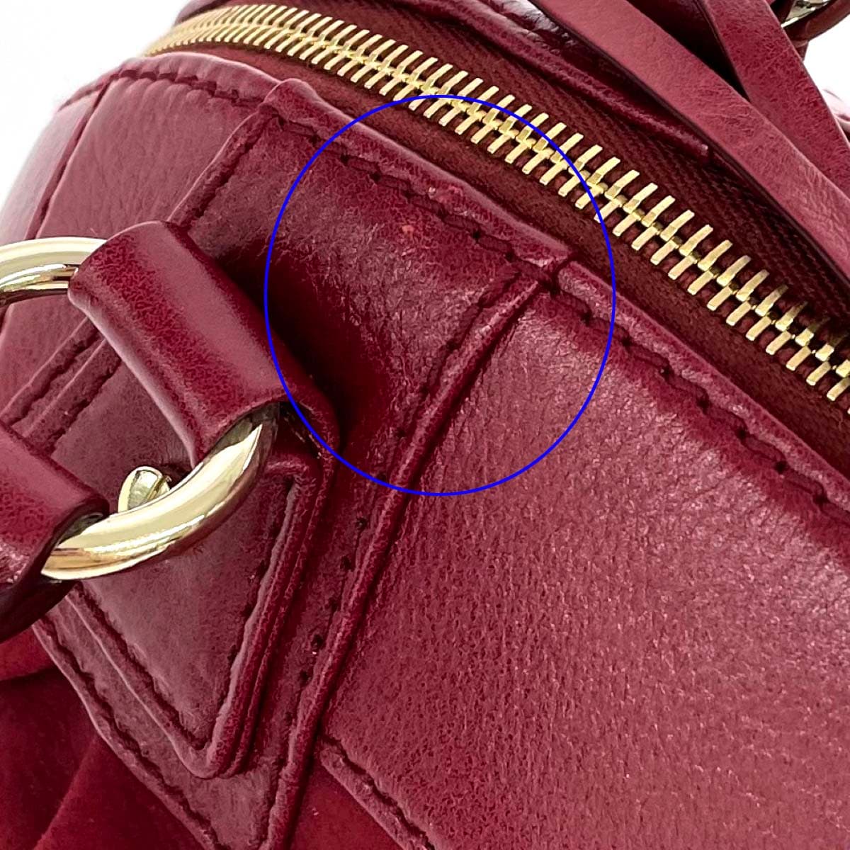 WAKO Ginza Wako Handbag Leather Red Women's 8