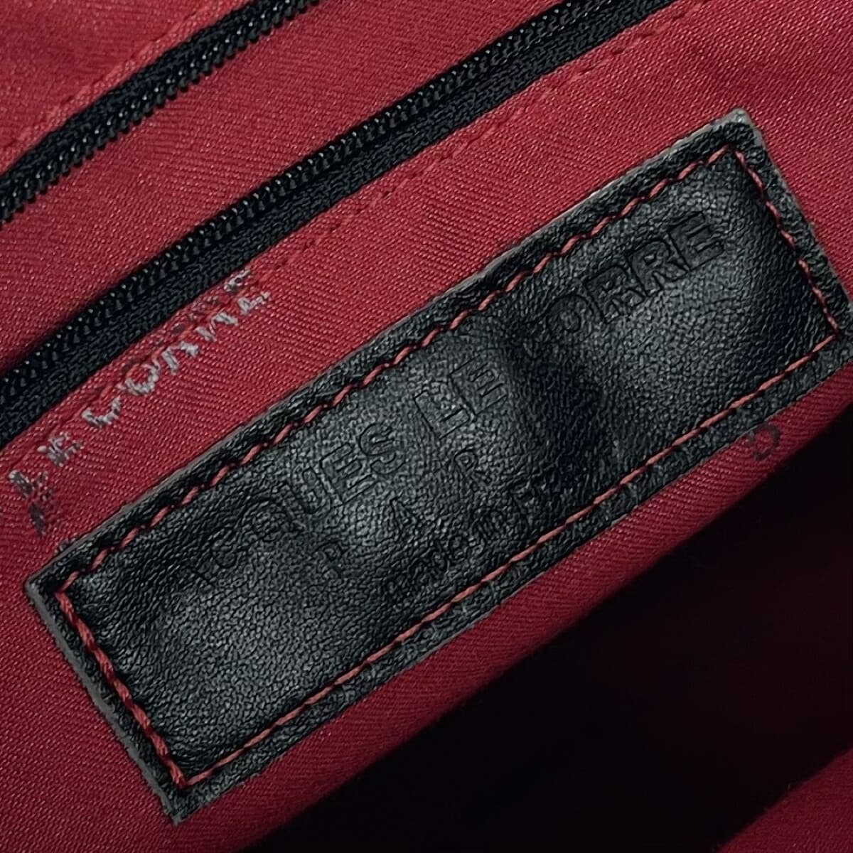 JACQUES LE CORRE Tote Bag in Good Condition, Leather/Bicolor, Blue/Yellow, Women's 6