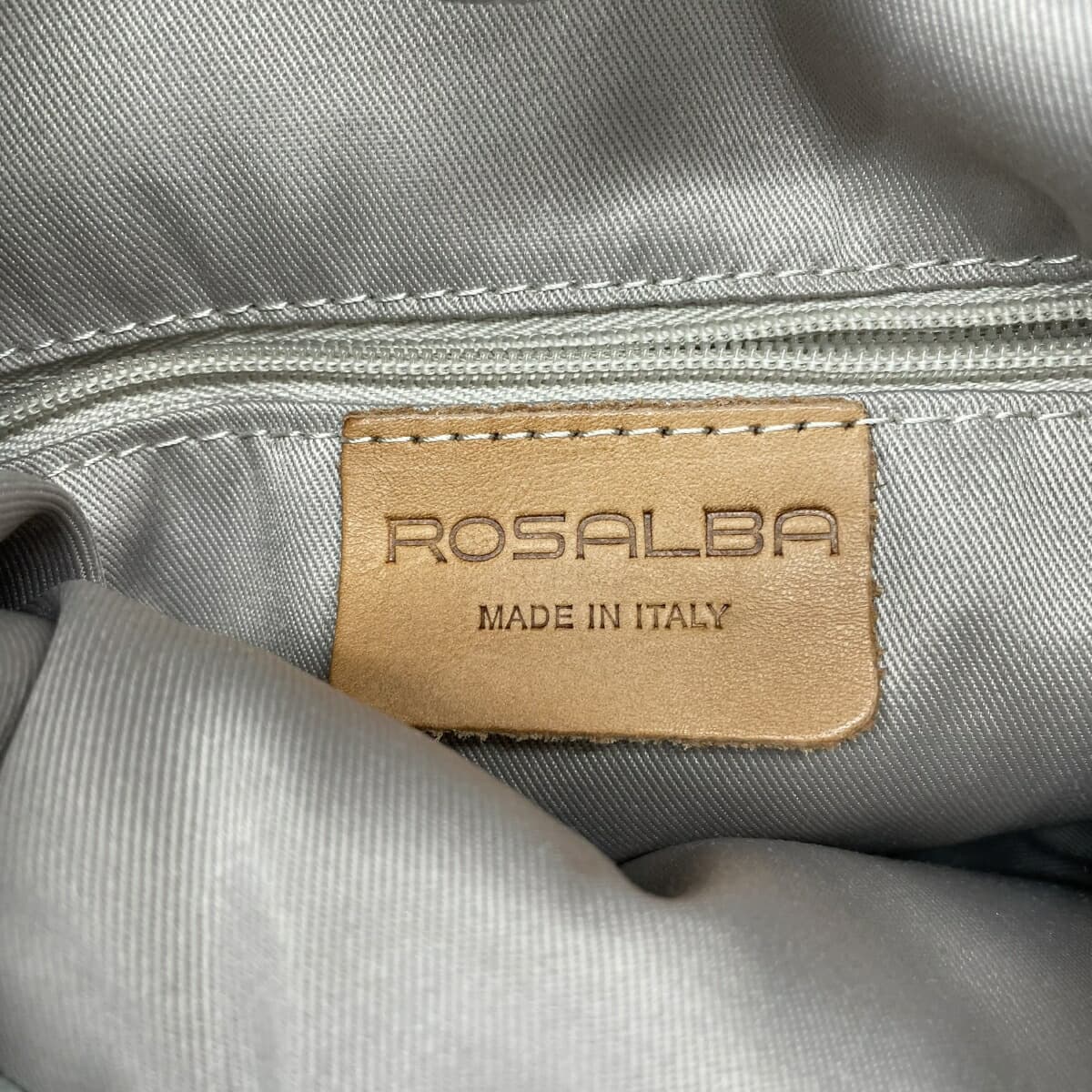 ROSALBA Rosalba Rosalba/Tote Bag Leather Greige Women's 7