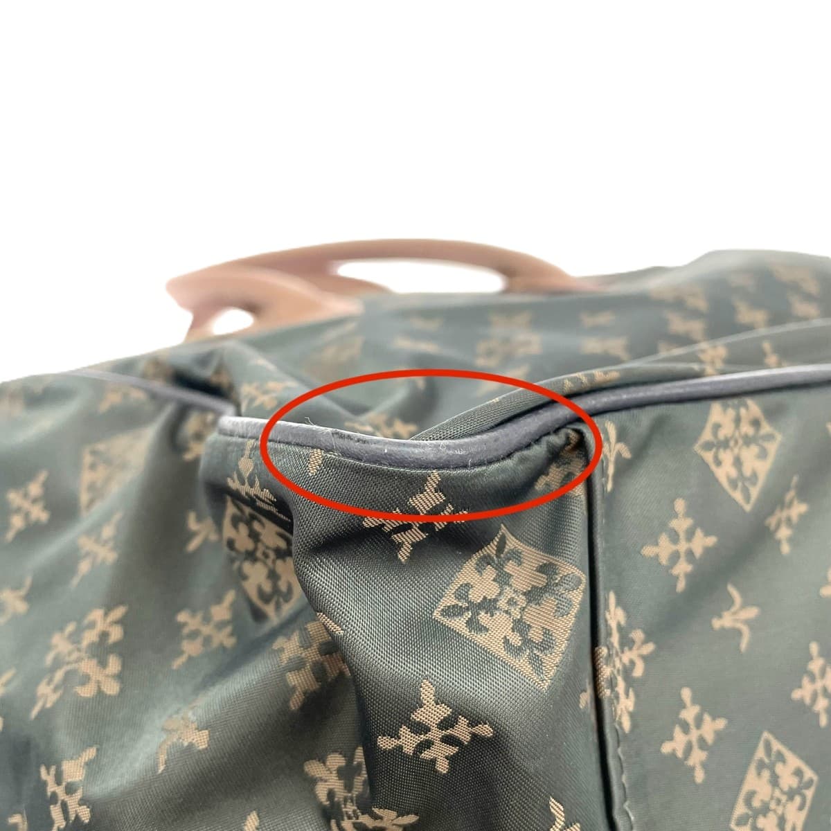 Russet Rachito tote bag in good condition, monogram/nylon, gray, for women 9