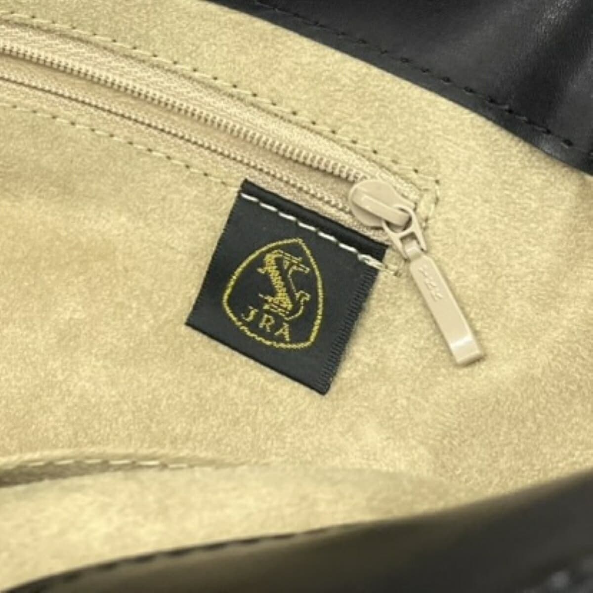 Sharkskin tote bag JRA certified / exotic leather Black ladies 6