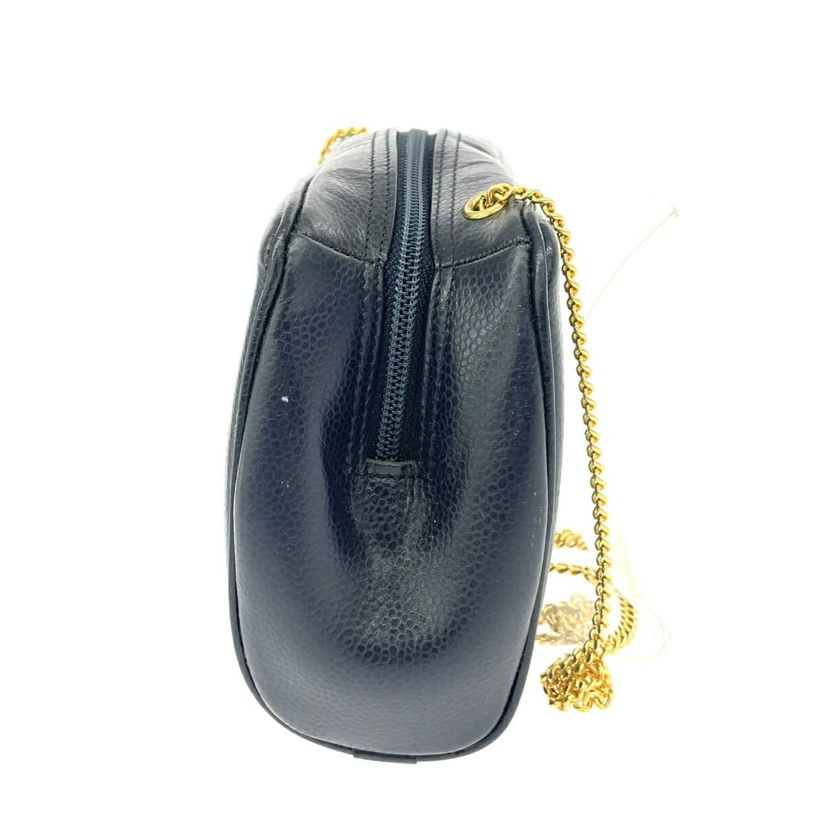 NINA RICCI Chain Mini Shoulder Bag NR Ribbon/PVC Navy Women's 2