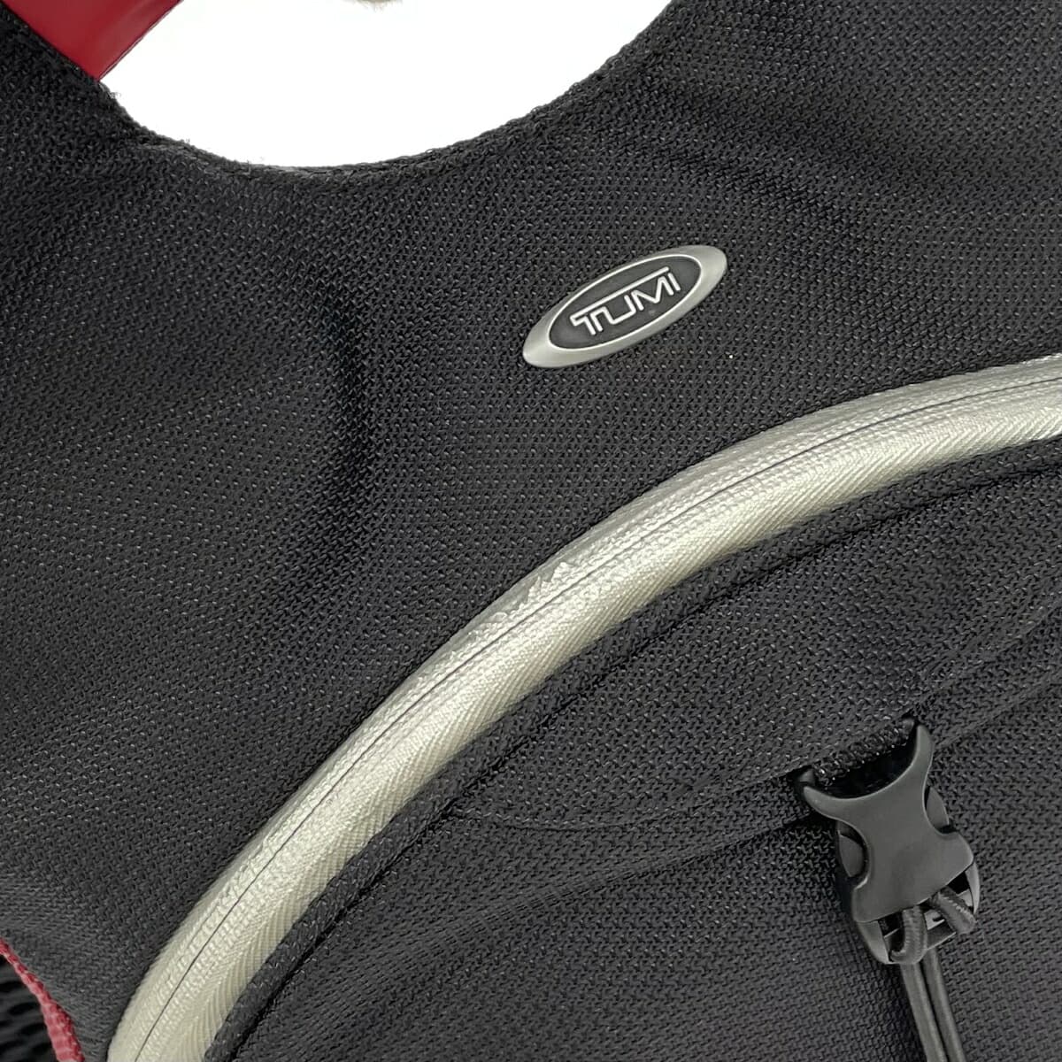 TUMI Backpack Ducati Collaboration Zipper Rail Material 6482RCE Black x Bordeaux Men's 5