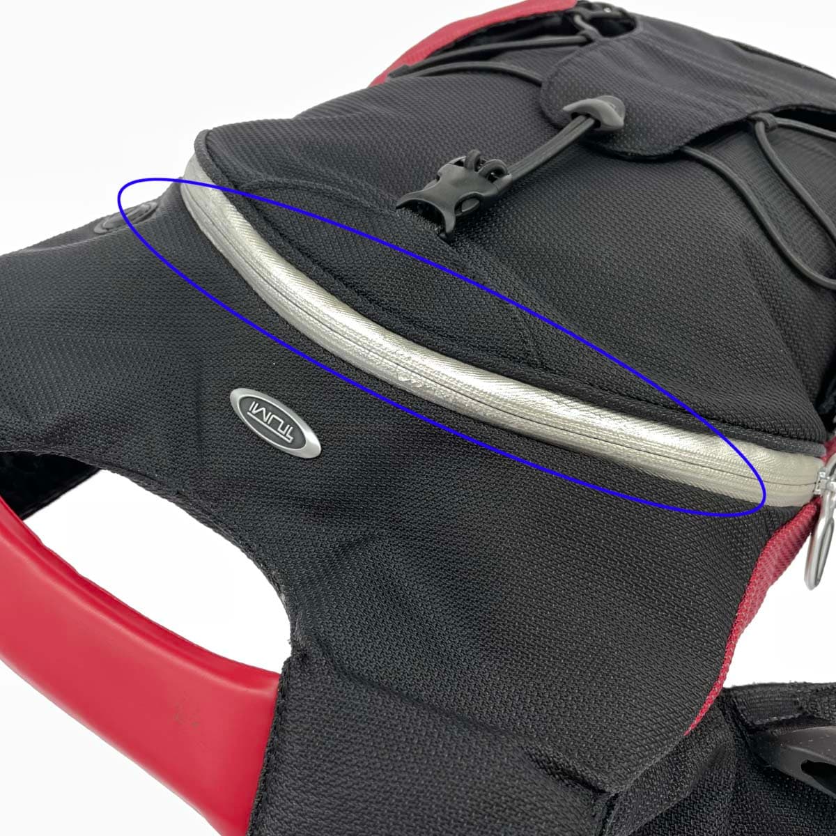 TUMI Backpack Ducati Collaboration Zipper Rail Material 6482RCE Black x Bordeaux Men's 7