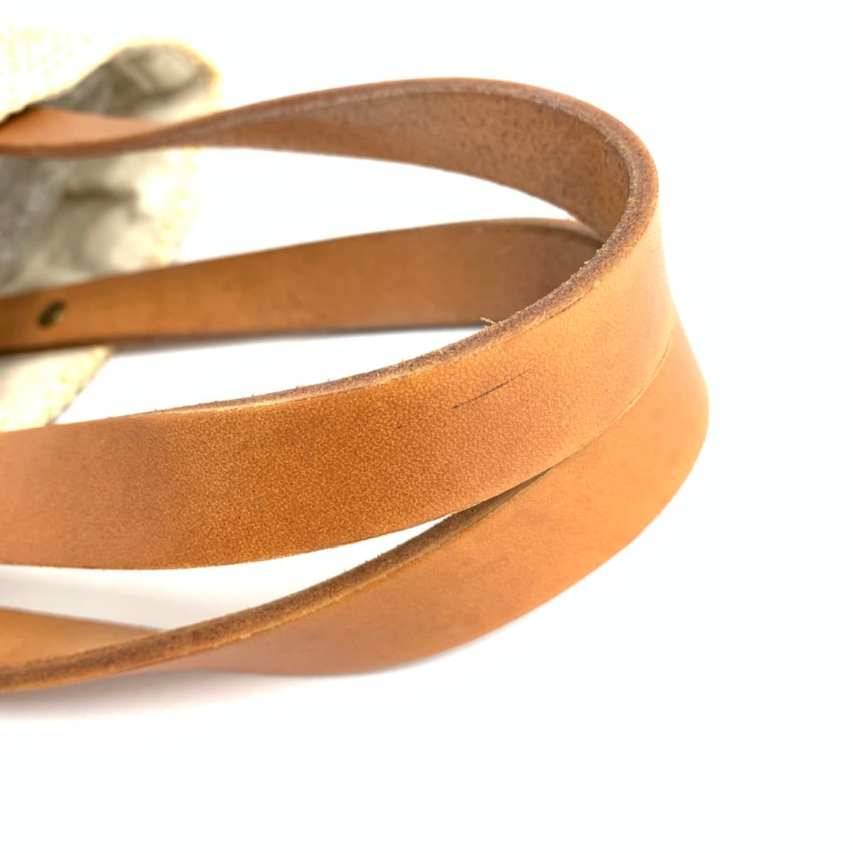 CLEDRAN Cledran Basket Bag Leather Handle Beige Women's 8