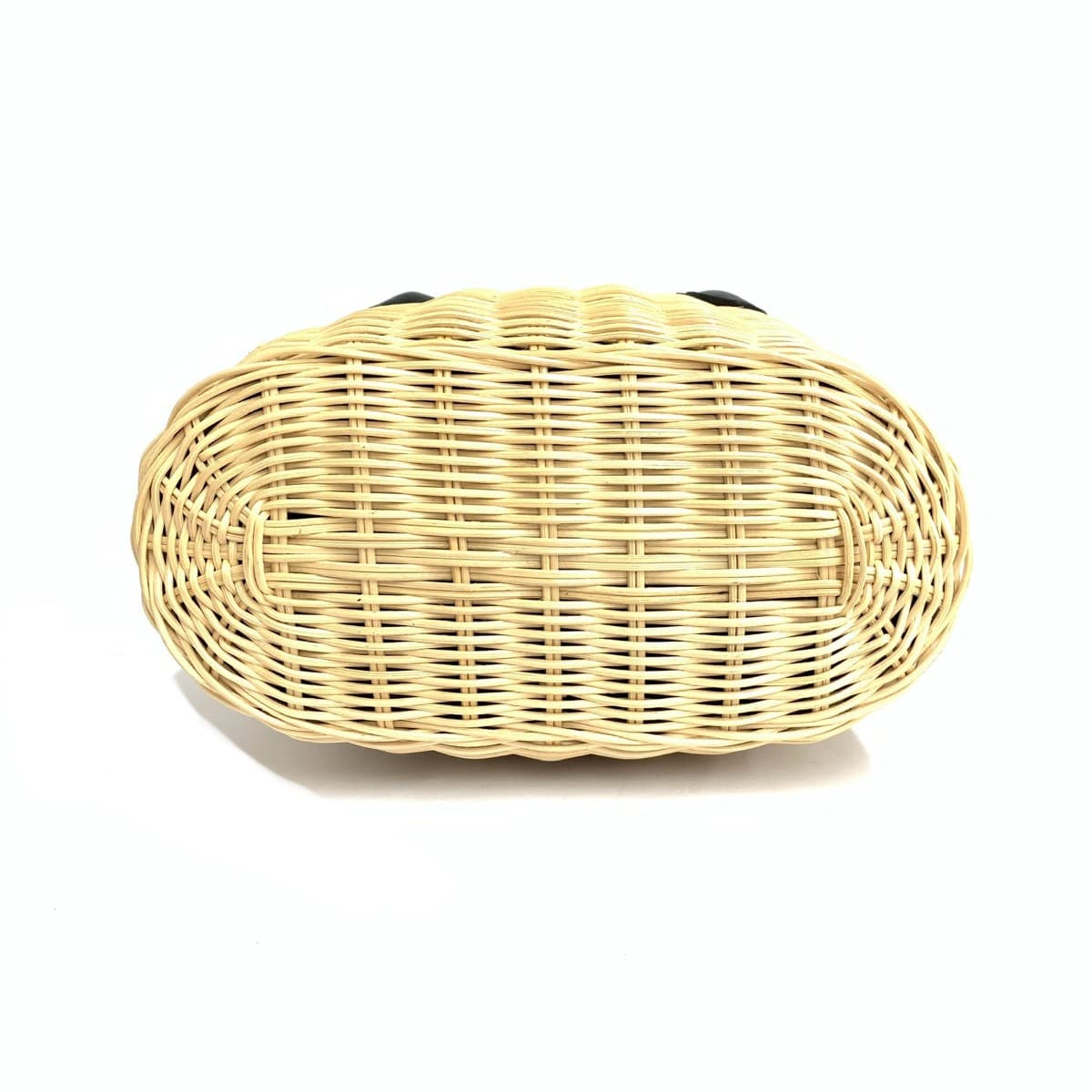 MARY QUANT Rattan Casime Daisy 2WAY Mini Tote Unused Item Beige Ladies 5