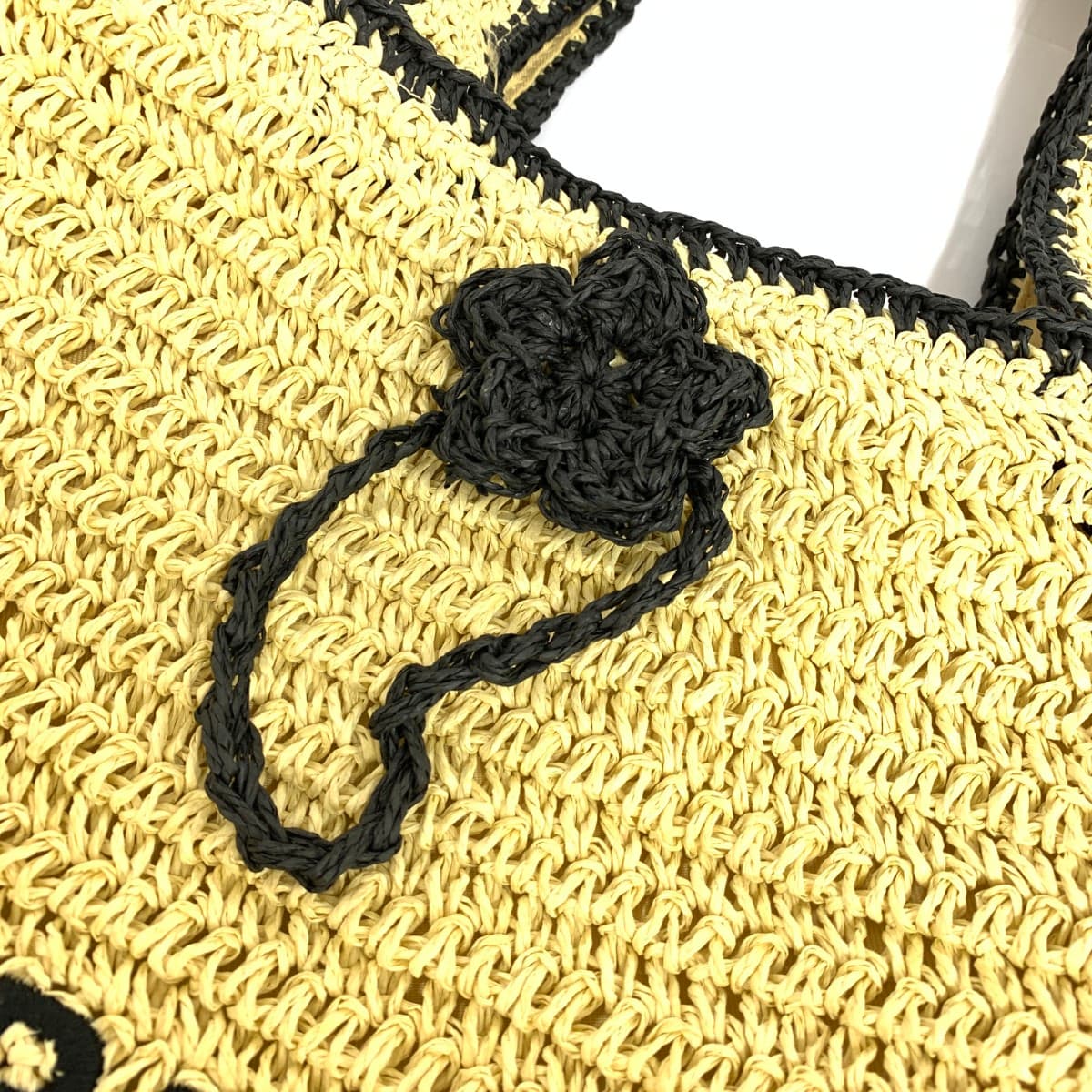 Lily Brown Raffia Tote Basket Bag in Excellent Condition Logo Beige Women's 8