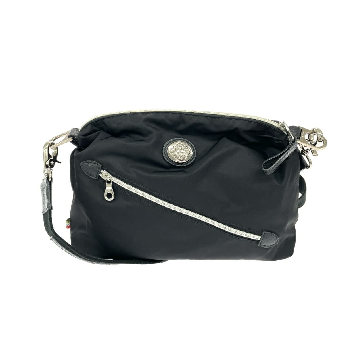 Orobianco shoulder bag in good condition, nylon, black, for men