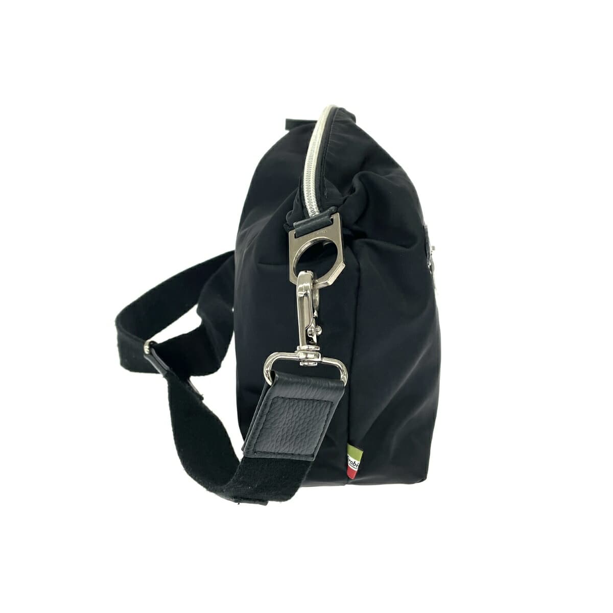 Orobianco shoulder bag in good condition, nylon, black, for men 2