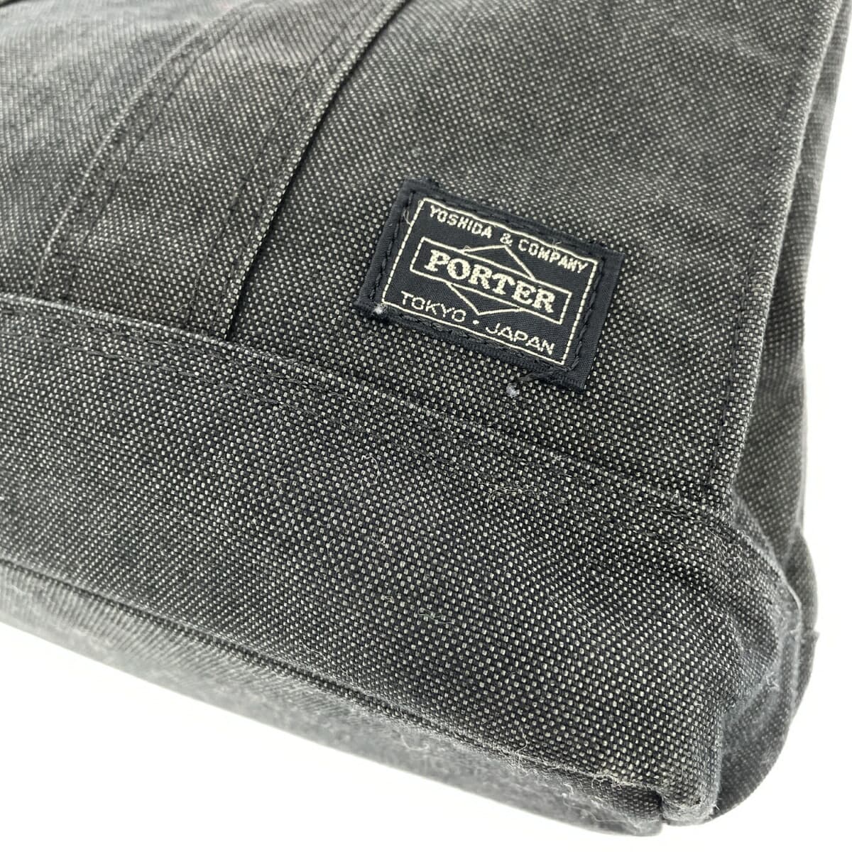 PORTER Porter Handbag Canvas Black Men's 6