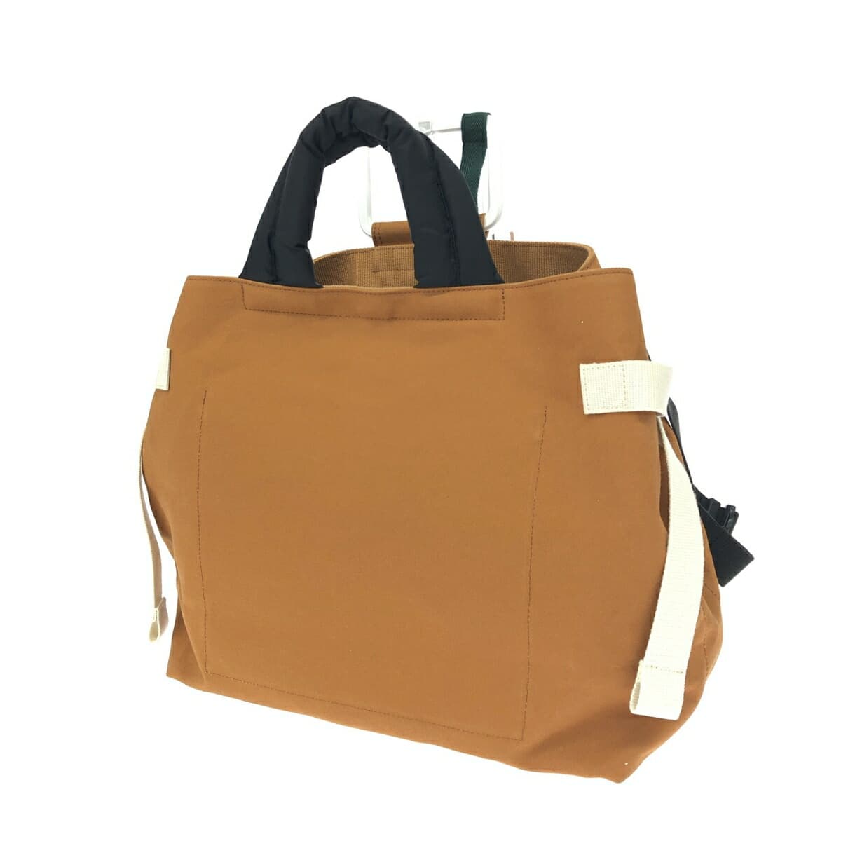 zattu That's 2WAY bag in good condition, canvas, brown, unisex 3
