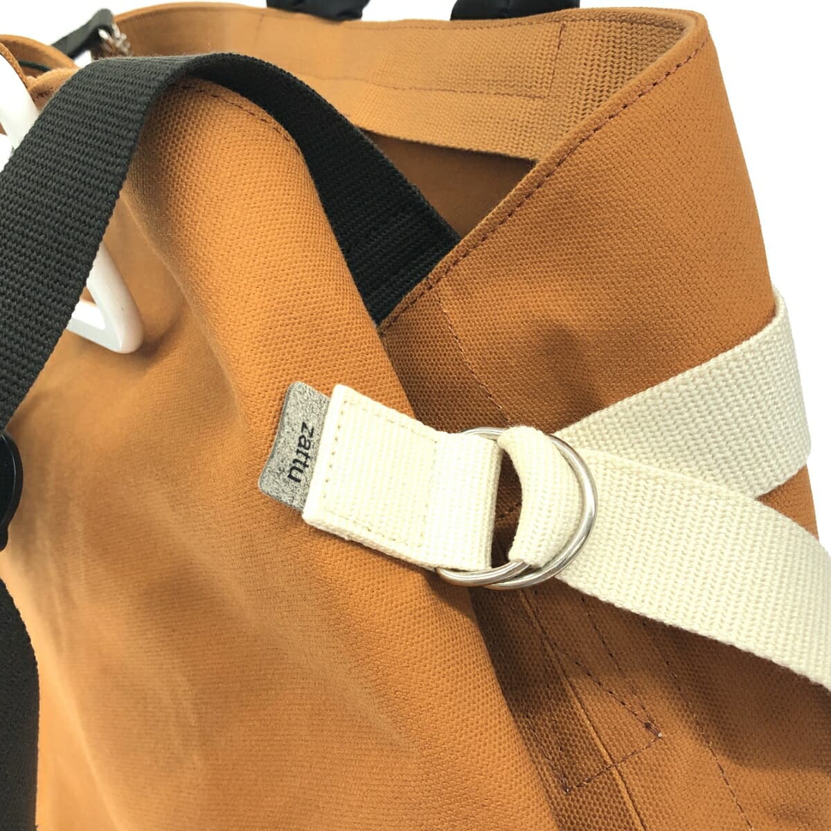 zattu That's 2WAY bag in good condition, canvas, brown, unisex 6