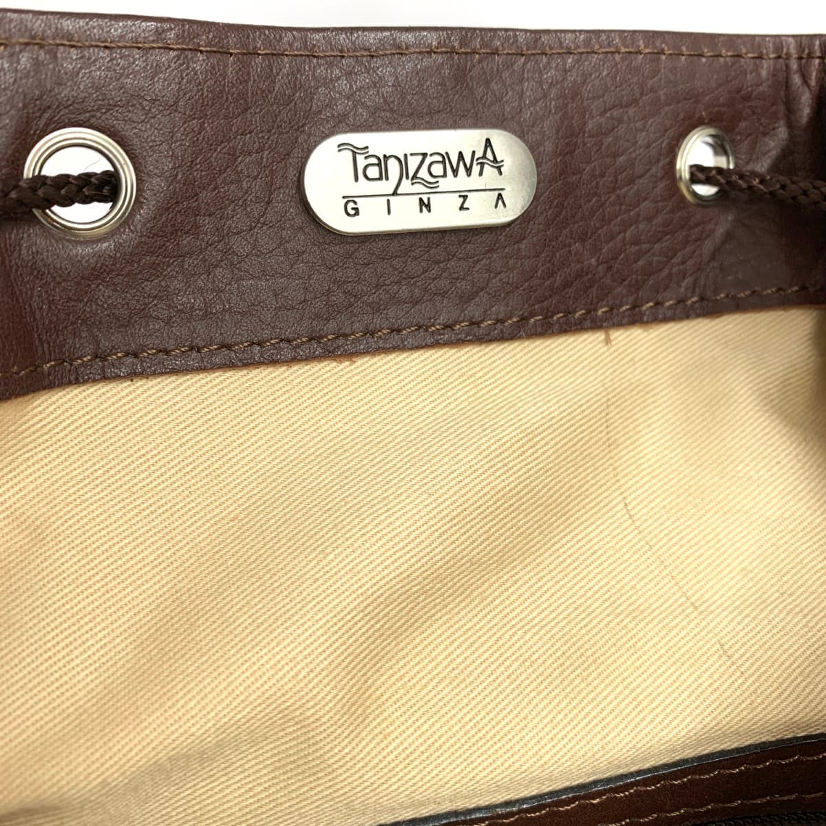 Ginza Tanizawa Ginza Tanizawa Backpack Leather Brown Women's 5