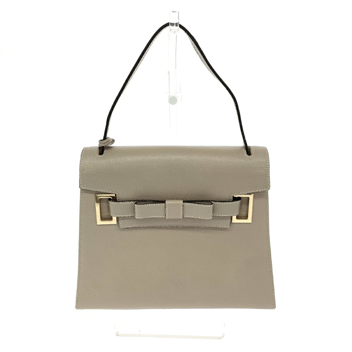 Samantha Thavasa M'shushu Leather Greige Women's