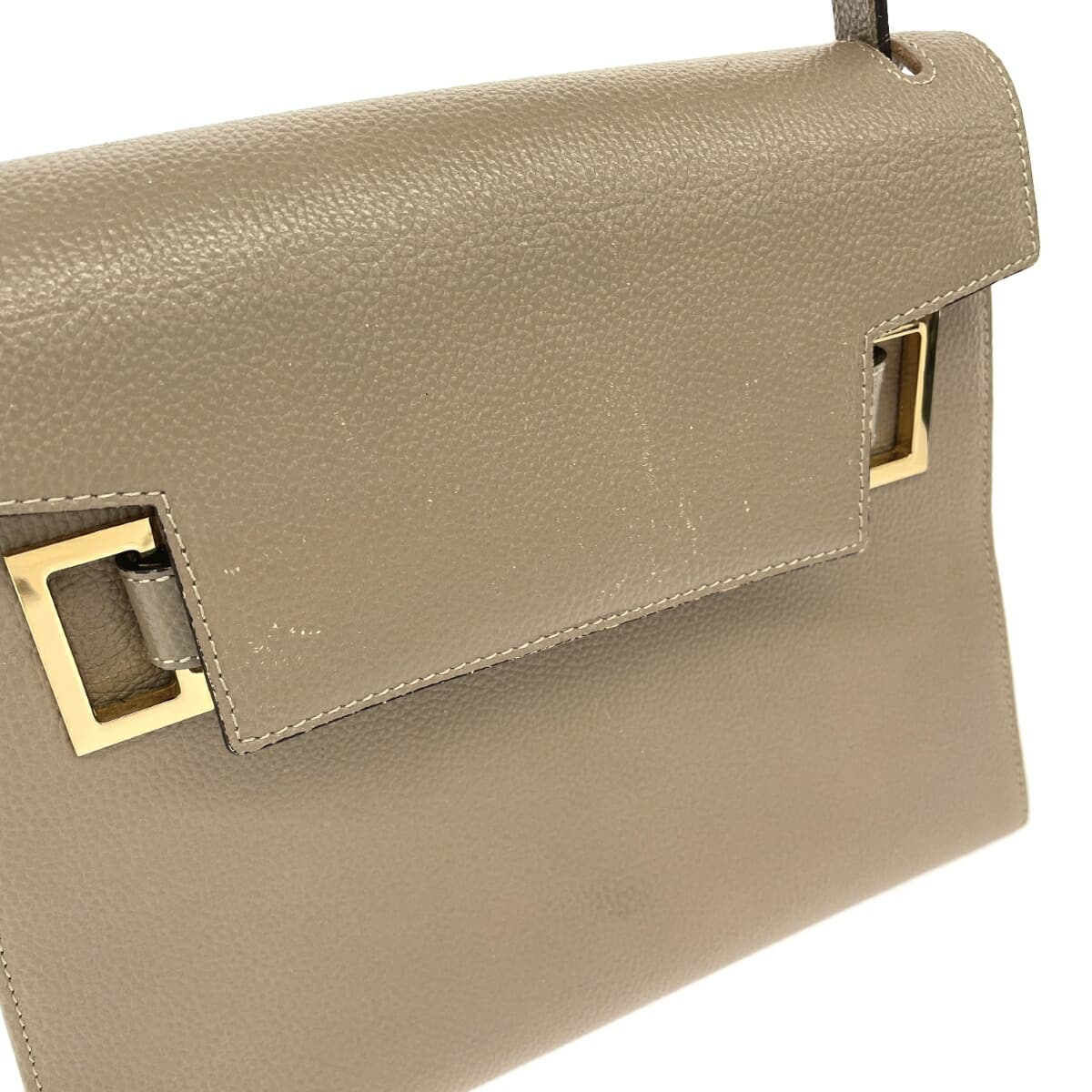 Samantha Thavasa M'shushu Leather Greige Women's 10