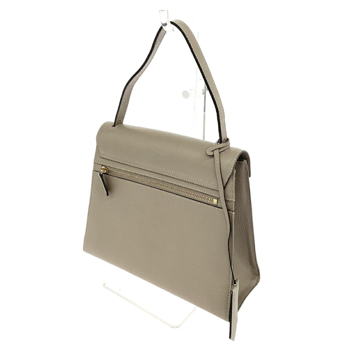 Samantha Thavasa M'shushu Leather Greige Women's 3