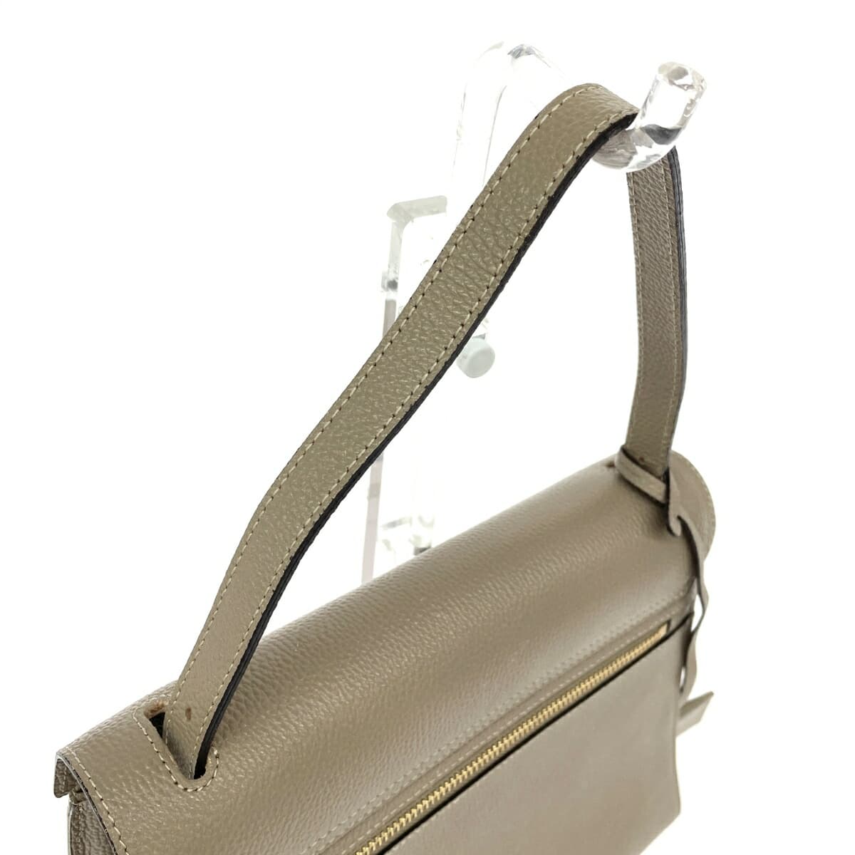 Samantha Thavasa M'shushu Leather Greige Women's 4