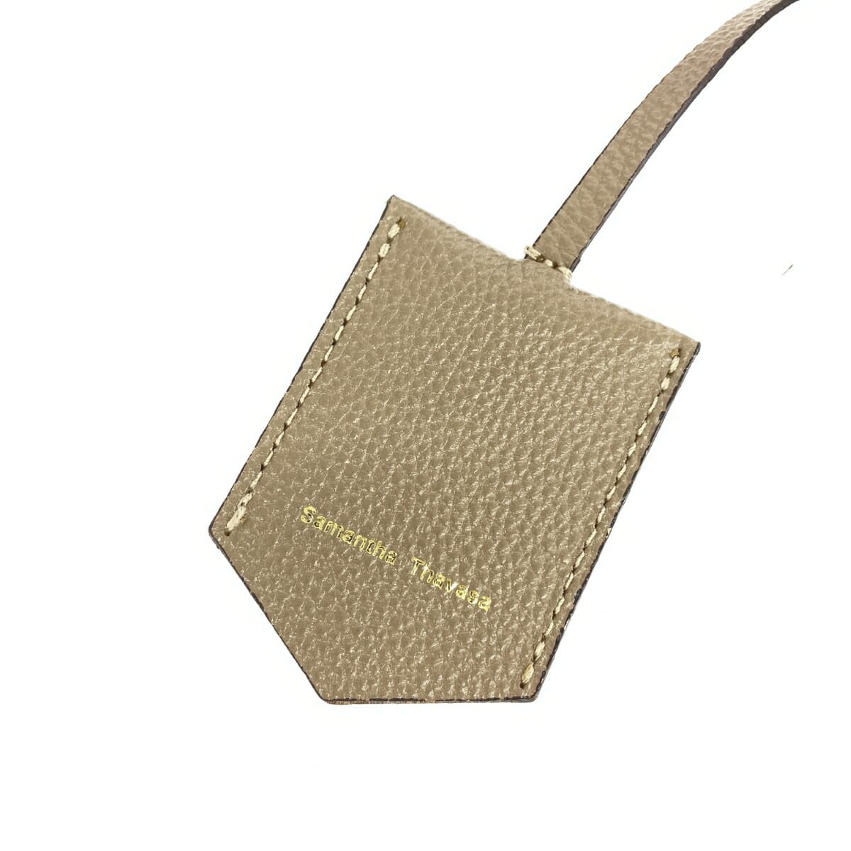 Samantha Thavasa M'shushu Leather Greige Women's 7