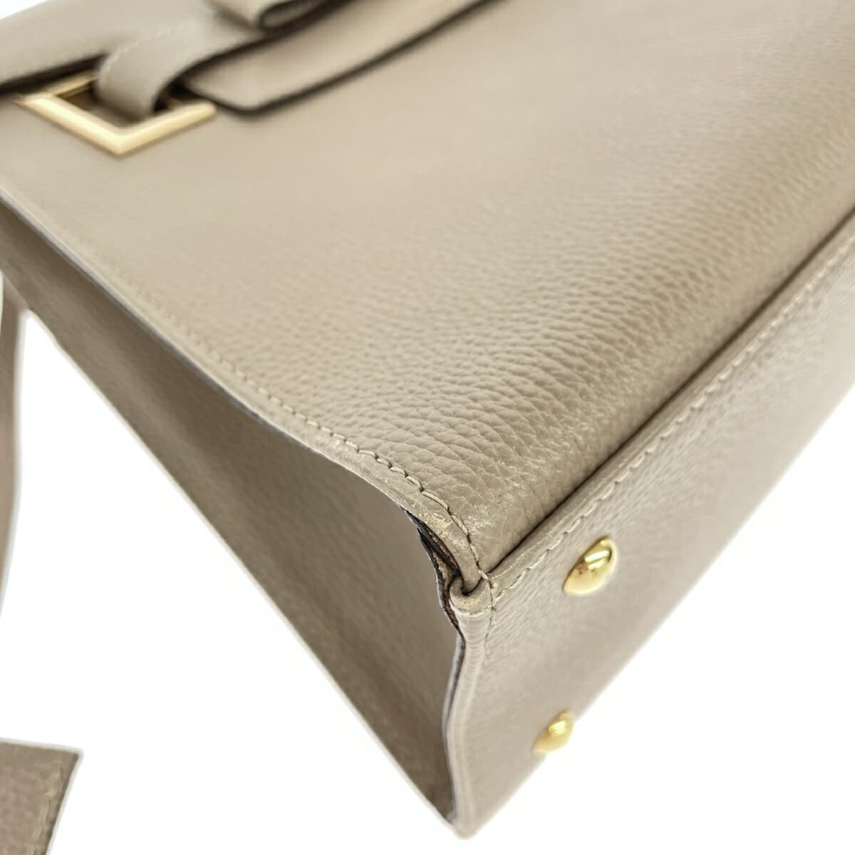 Samantha Thavasa M'shushu Leather Greige Women's 8