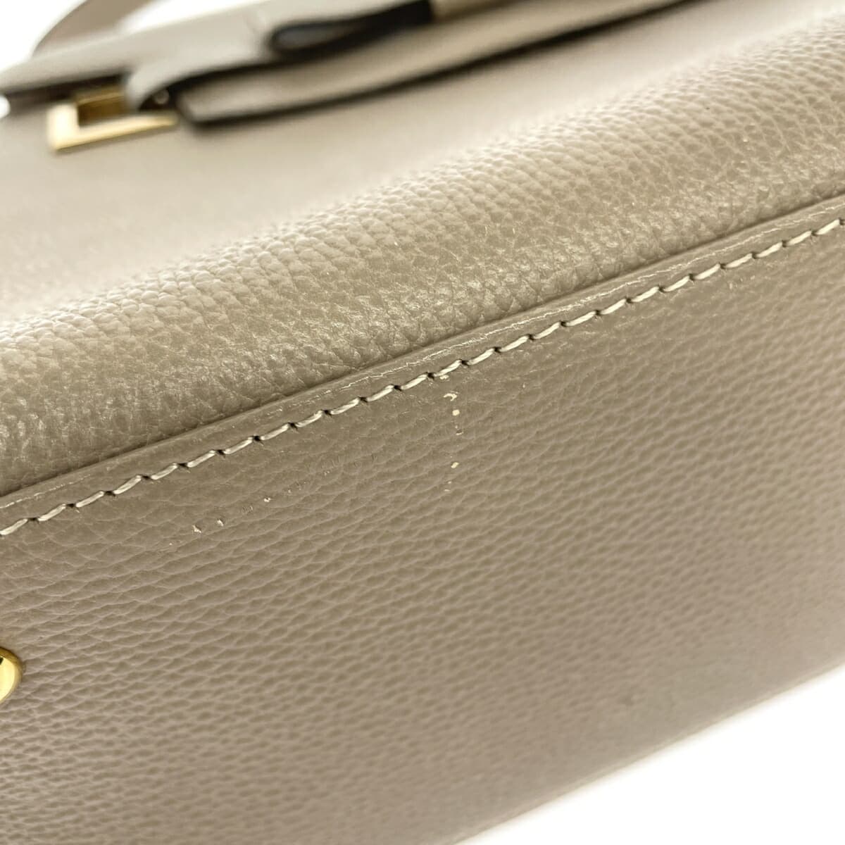 Samantha Thavasa M'shushu Leather Greige Women's 9