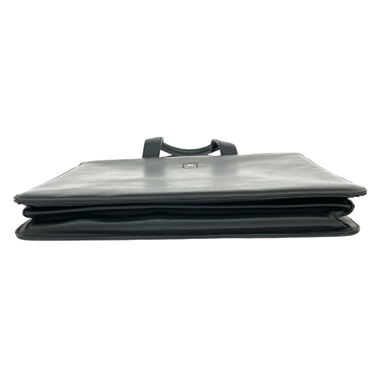 Pierre Cardin 2WAY Business Bag - All Leather - Black - Men's 5