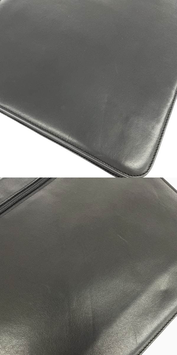 Pierre Cardin 2WAY Business Bag - All Leather - Black - Men's 9