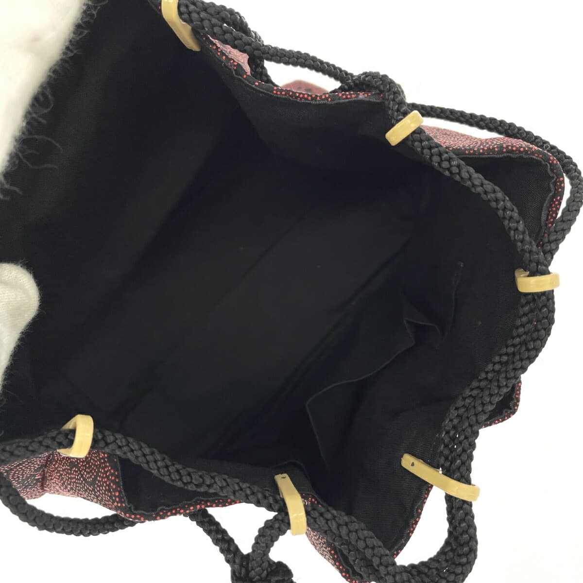 Kōshū Inden Ikeda Store Drawstring Bag Floral Pattern Red Women's 7