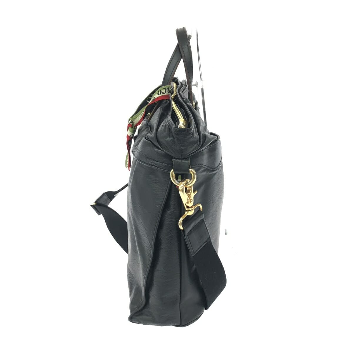 Orobianco 2WAY Bag Leather Black Men's 2