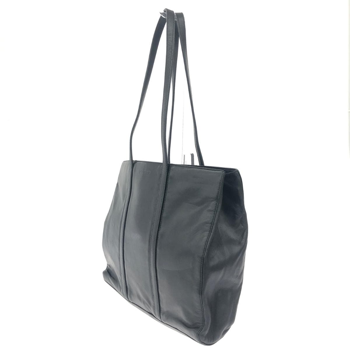 LOEWE Tote Bag Vintage/Logo/Leather/Black 3