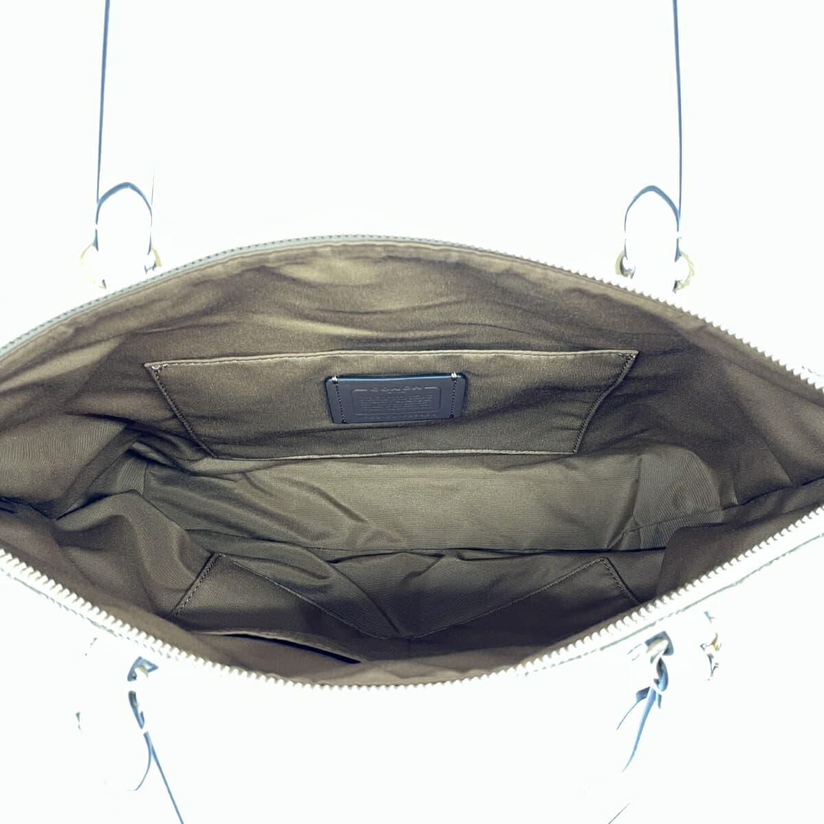 COACH Zip Top Tote Bag Unused Item Signature/Jacquard/Beige F29210 Beige 4