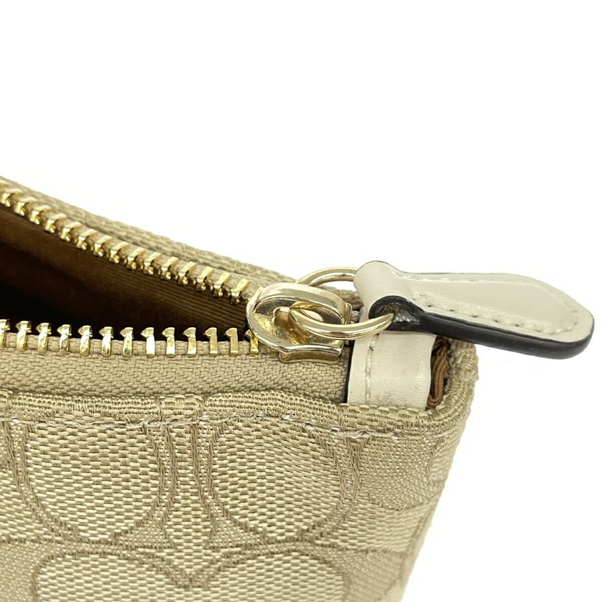 COACH Zip Top Tote Bag Unused Item Signature/Jacquard/Beige F29210 Beige 8