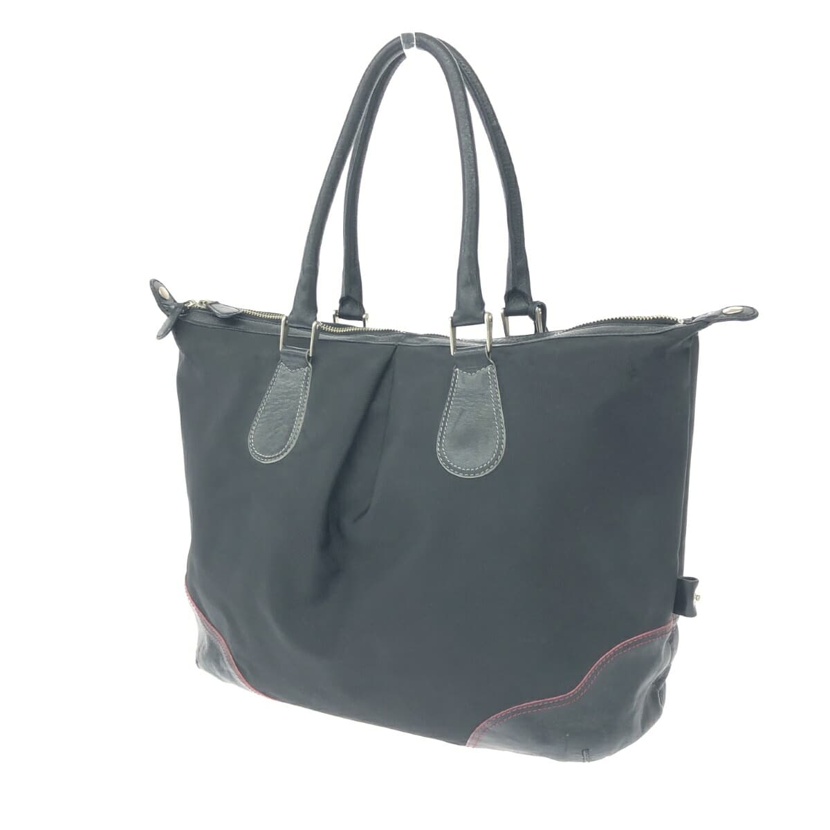 Paul Smith tote bag/business bag nylon × leather black unisex 3