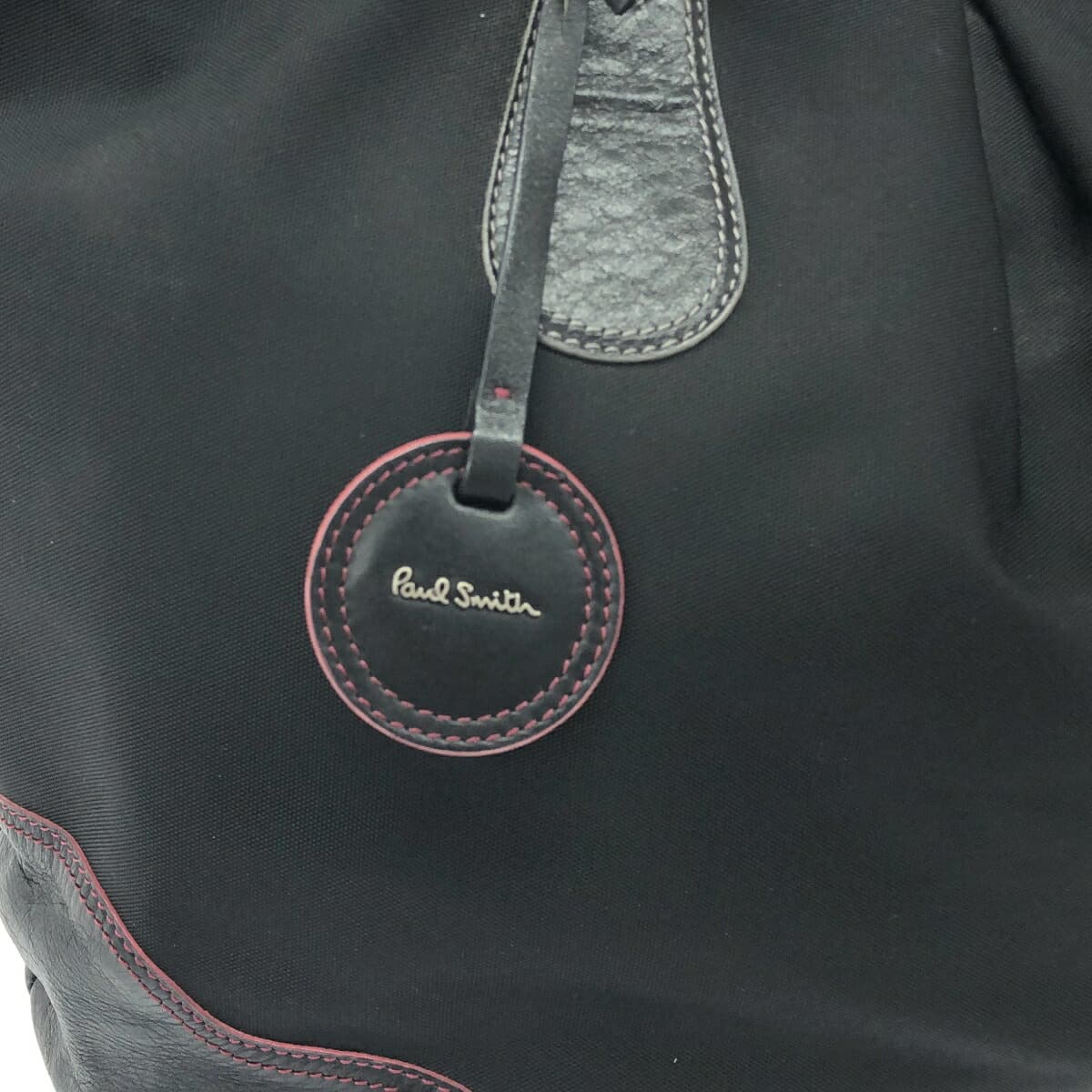 Paul Smith tote bag/business bag nylon × leather black unisex 6