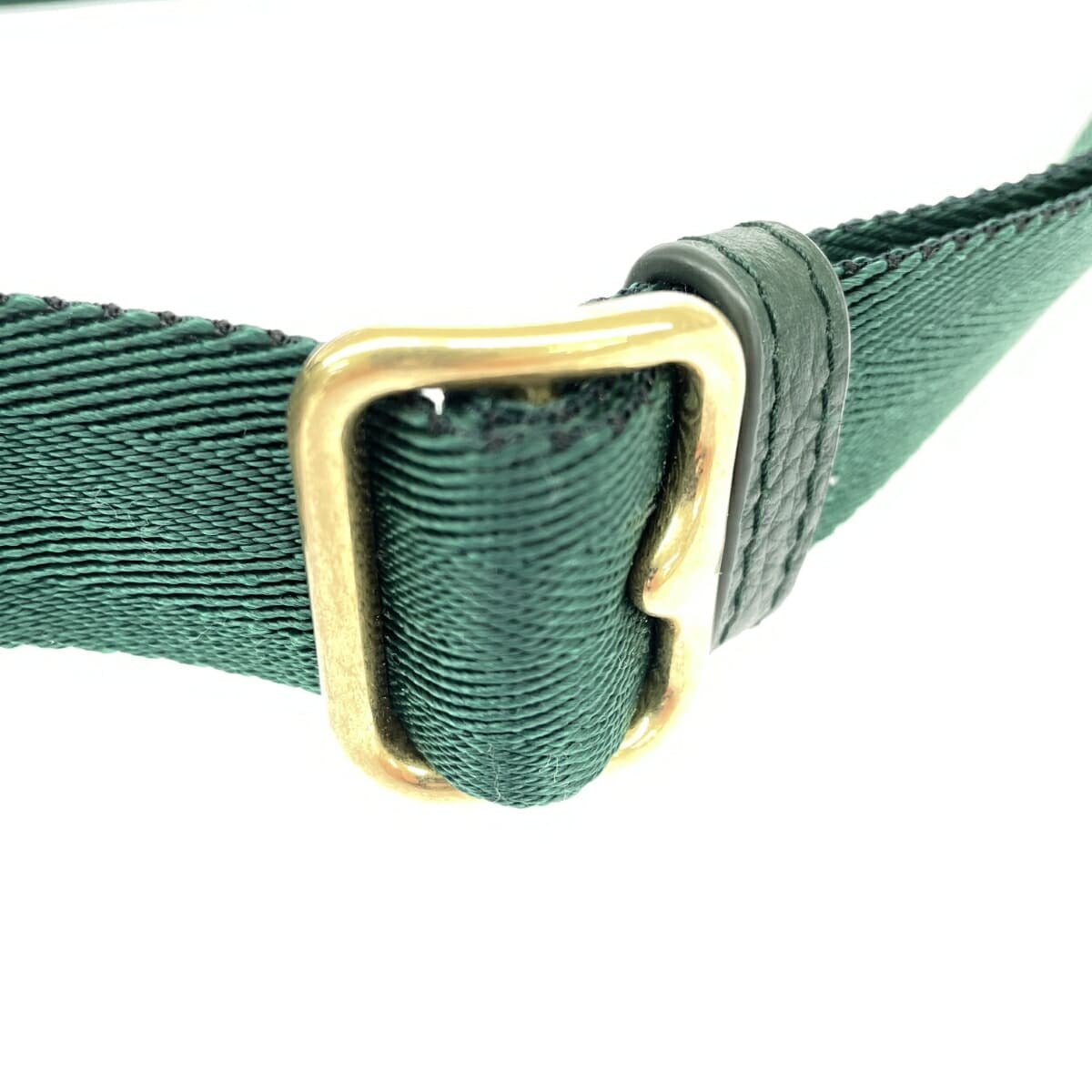 BURBERRY LONDON Shoulder Bag / Horseshoe Crossbody Bag in Excellent Condition Quilted Nylon 81113101 Green 7