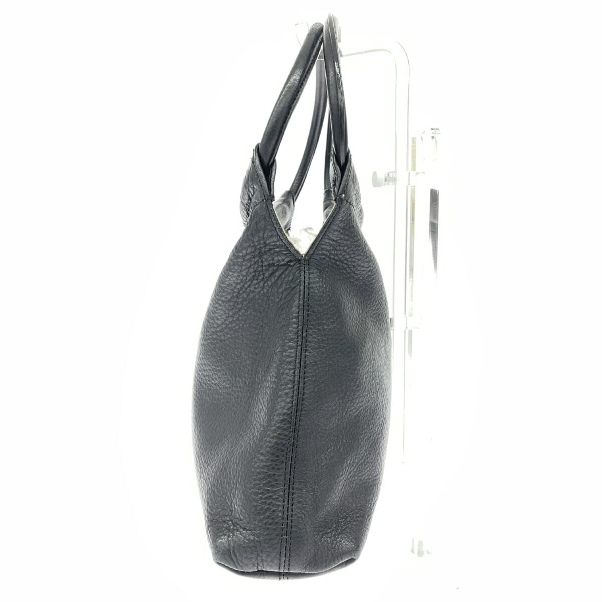 SOMES SADDLE x n&m works / Handbag Leather Black Women's 2