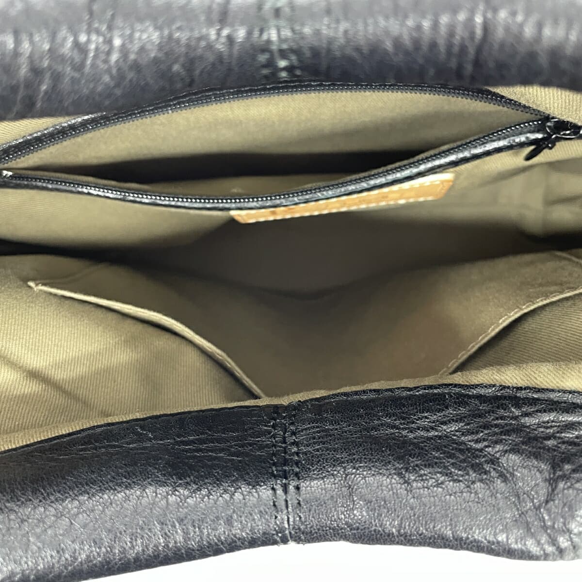 SOMES SADDLE x n&m works / Handbag Leather Black Women's 4