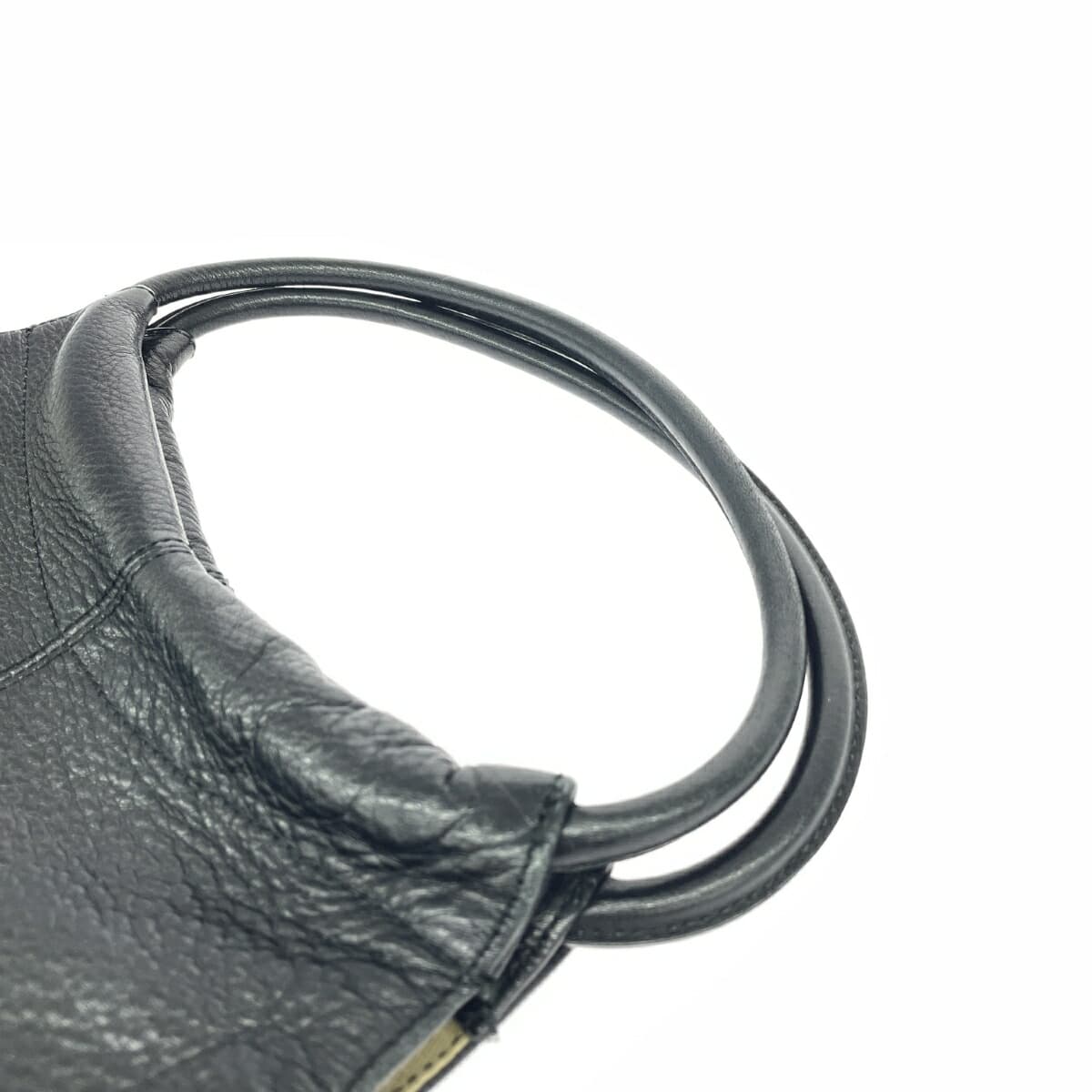 SOMES SADDLE x n&m works / Handbag Leather Black Women's 6