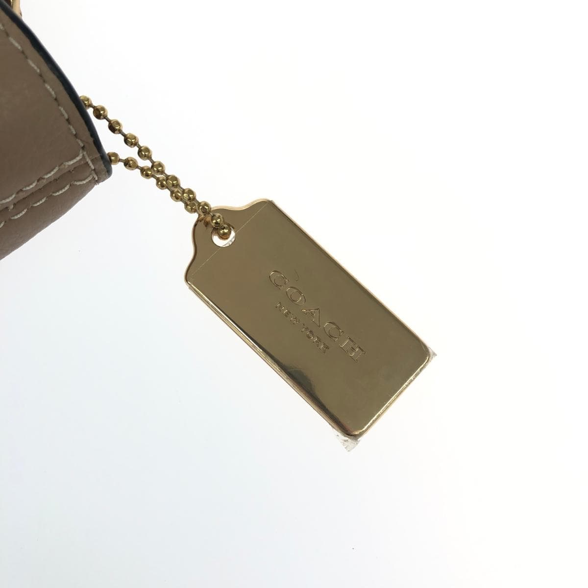 COACH 2WAY Bag / Andy Crossbody Excellent Condition Drawstring Leather CA164 Beige Ladies 6