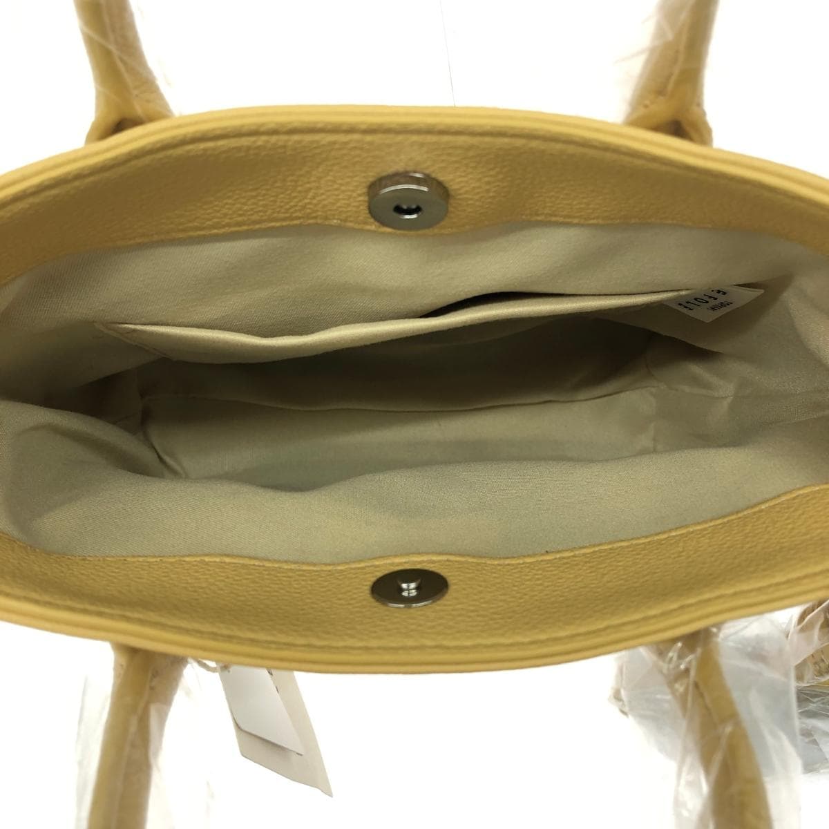 TOPKAPI 2WAY Shoulder Bag Unused Item PVC Yellow Ladies 4